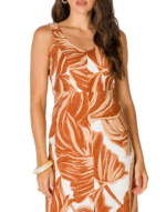 Vestido caribe estampado parado no ar - Imagem 3